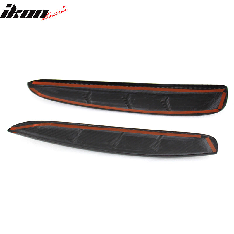 2016-2019 BMW X6 F16 Carbon Fiber CF Side Fender Air Vent Cover Trim