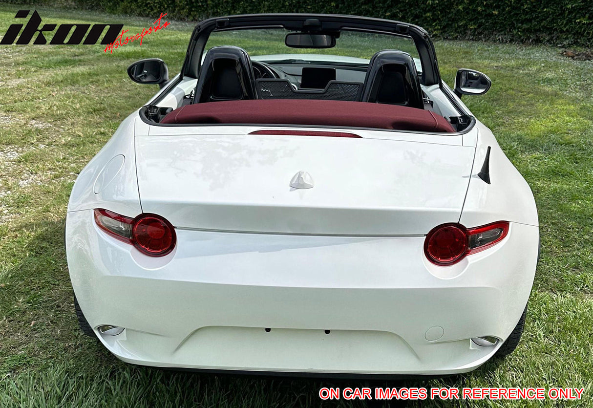 2016-2025 Mazda MX-5 Miata Carbon Fiber CF Car Rear Trunk Garnish Trim