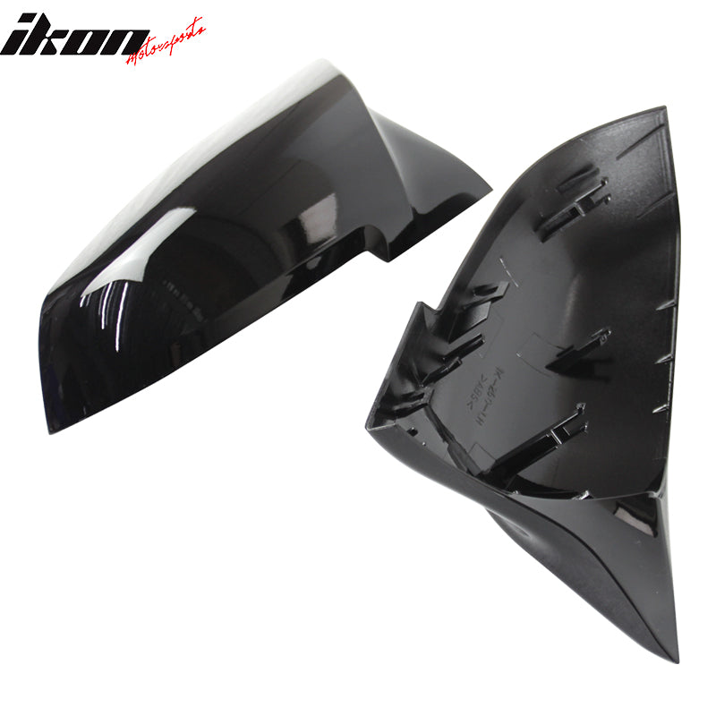 Fits BMW E84 F20 F22 F32 F33 Pair M4 Glossy Black Mirror Covers