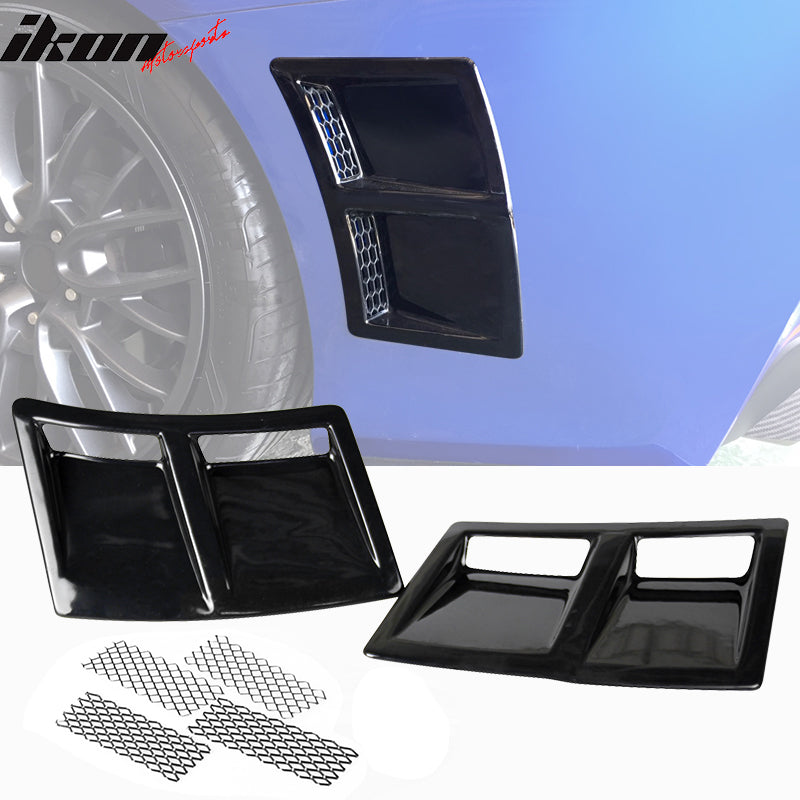 2015-2021 Subaru WRX & STI Unpainted Rear Bumper Side Fender Vent ABS