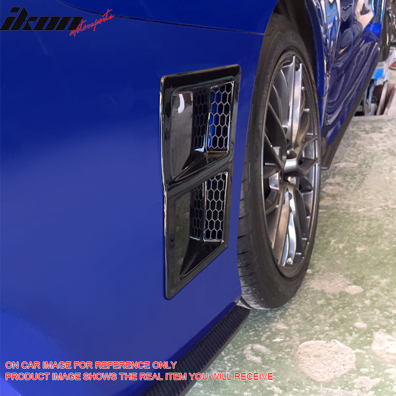 2015-2021 Subaru WRX STI Style Painted #E8H Rear Side Fender Vent ABS