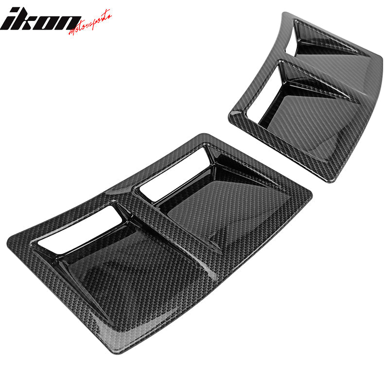 2015-2021 Subaru WRX STI Style Carbon Fiber Print Rear Side Vent Cover