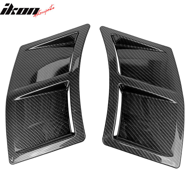 2015-2021 Subaru WRX STI Style Carbon Fiber Print Rear Side Vent Cover