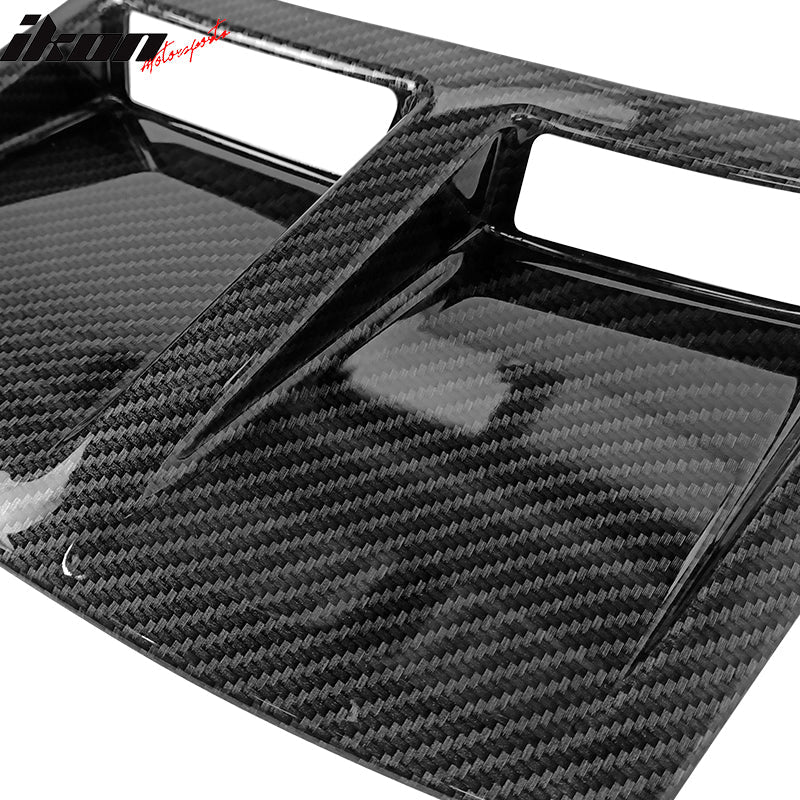 2015-2021 Subaru WRX STI Style Carbon Fiber Print Rear Side Vent Cover