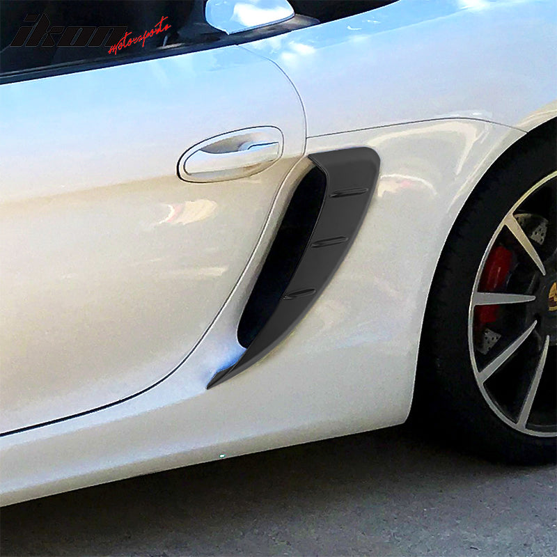 2013-2016 Porsche Boxster Cayman 981 Side Air Vent Scoop Cover ABS 2PC