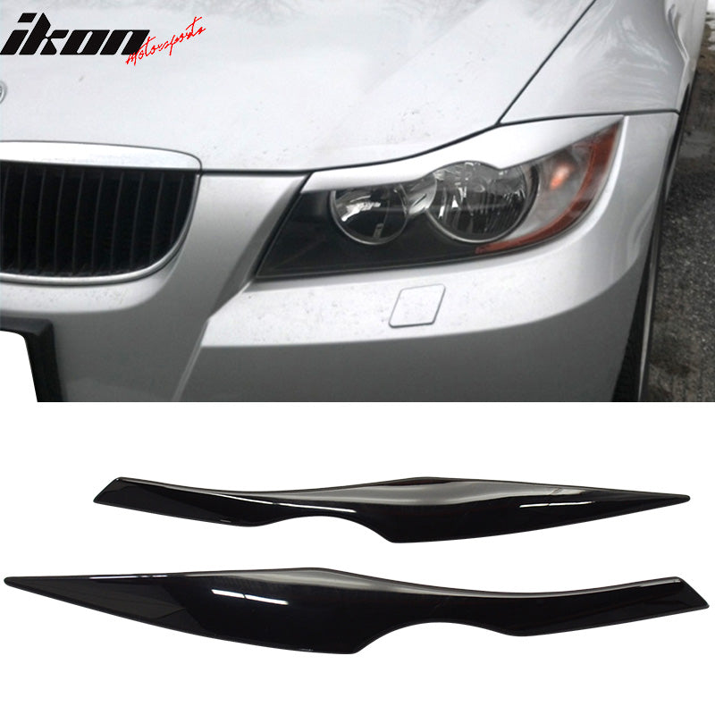 2006-2011 BMW E90 3 Series Sedan Front Eyelid Eyebrow ABS