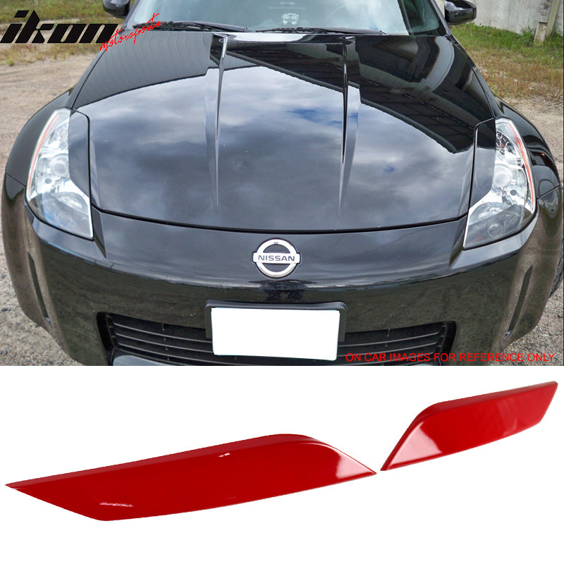 2003-2009 Nissan 350Z Z33 Fairlady Front Eyebrows Headlight Eyelid ABS