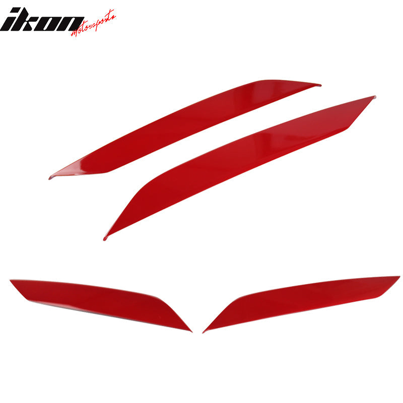 2003-2009 Nissan 350Z Z33 Fairlady Front Eyebrows Headlight Eyelid ABS