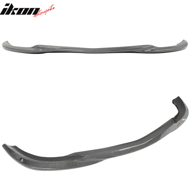 2008-2011 Benz C Class W204 AMG Style Front Bumper Lip Carbon Fiber