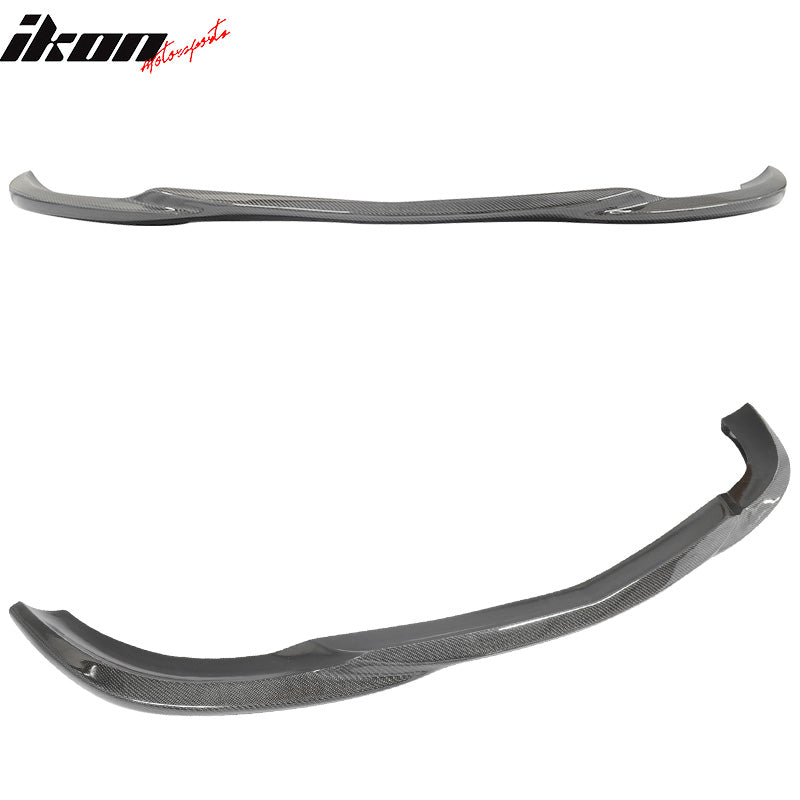 2008-2011 Benz C Class W204 AMG Style Front Bumper Lip Carbon Fiber