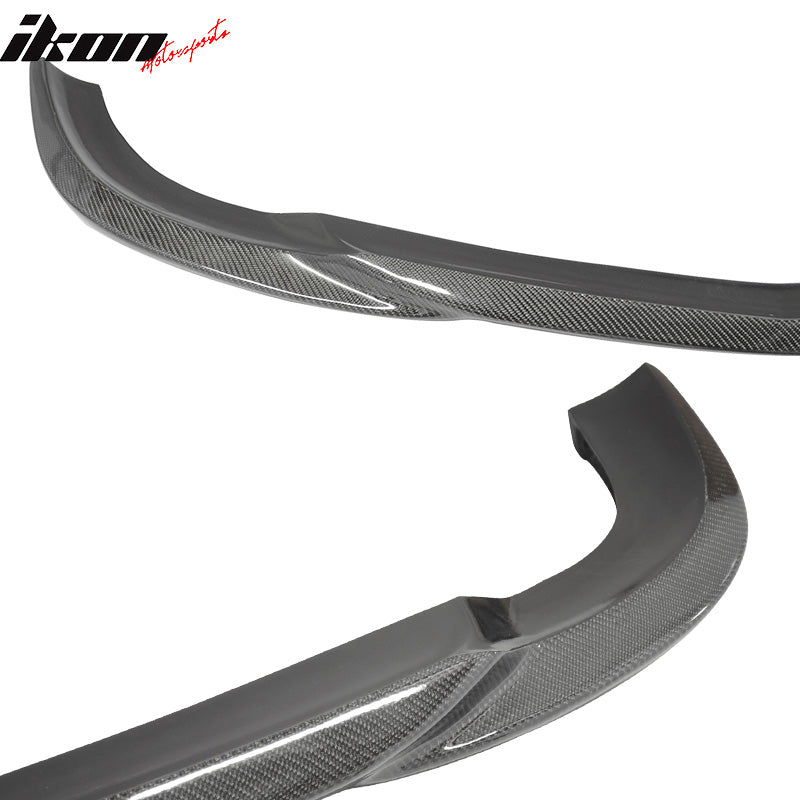 2008-2011 Benz C Class W204 AMG Style Front Bumper Lip Carbon Fiber