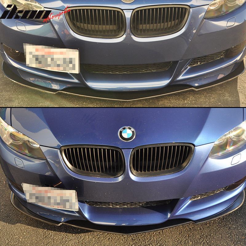 2007-2013 BMW E90 E92 E93 K3 Style Carbon Fiber Front Bumper Lip