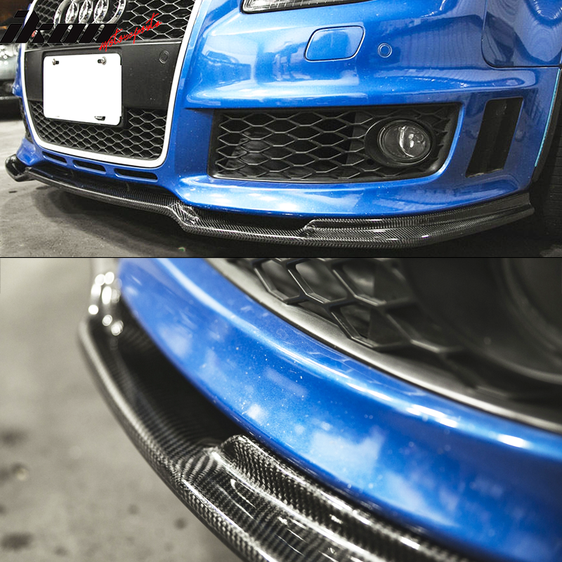 2006-2008 Audi A4 B7 Sedan Front Bumper Lip Carbon Fiber