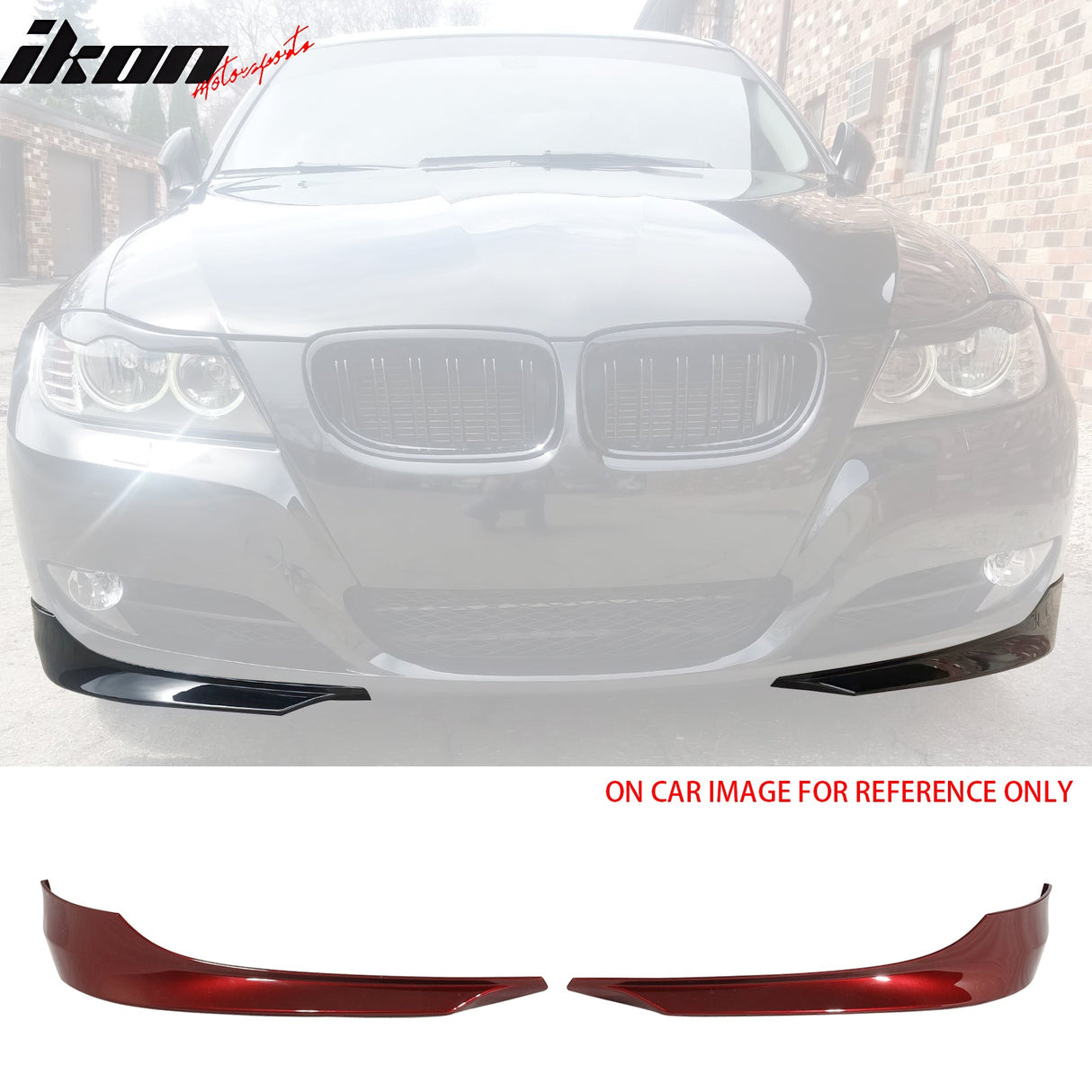 2009-2011 BMW E90 3 Series LCI Front Splitter Lip Spoiler PP