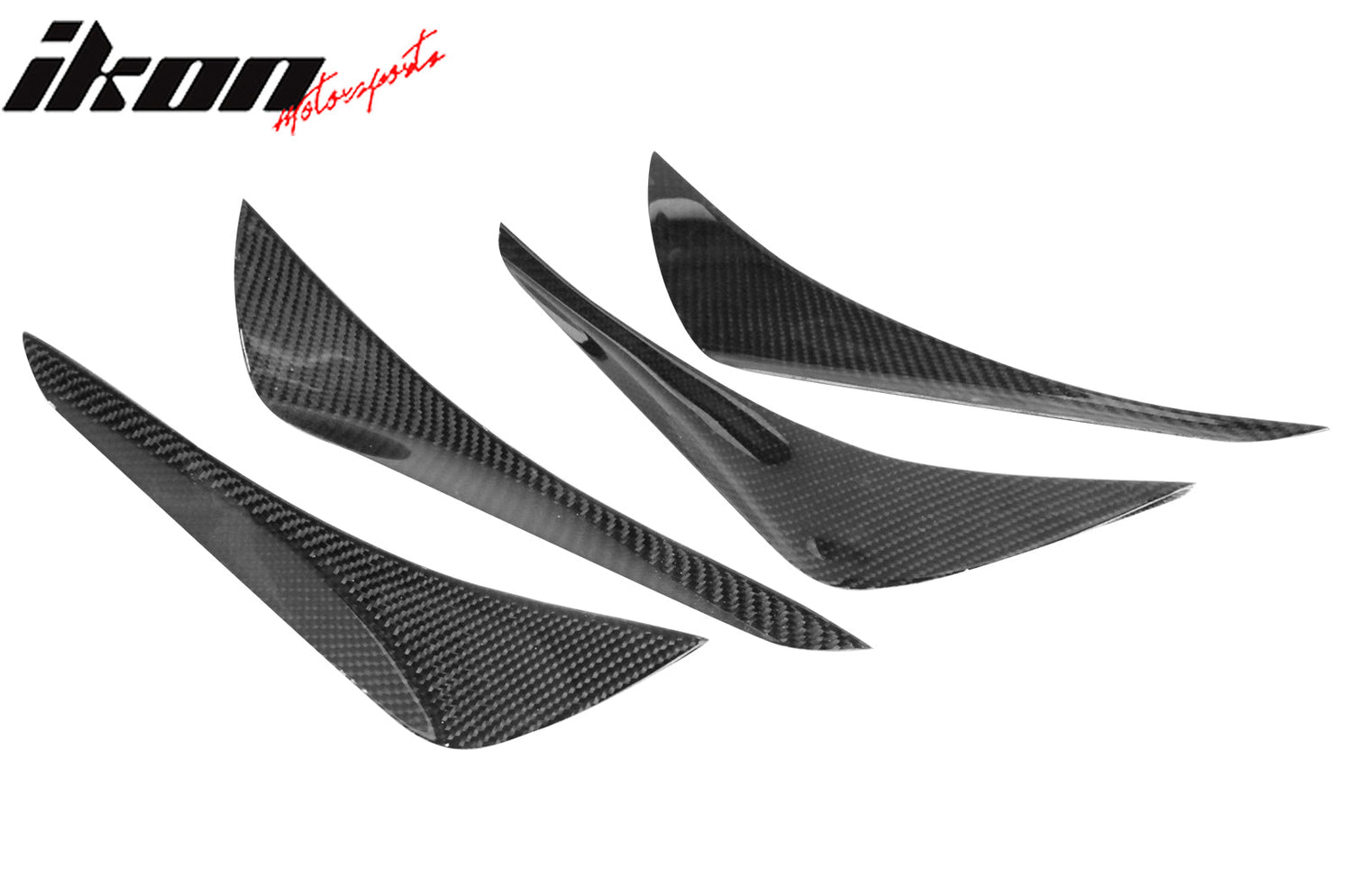 2017-2020 Subaru BRZ Toyota 86 GT86 Front Bumper Canards Carbon Fiber