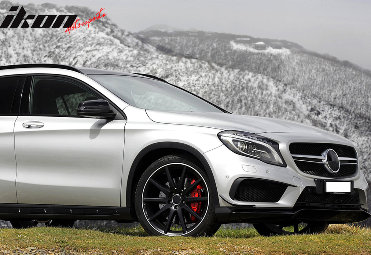 2014-2016 Benz W156 GLA-Class Painted #040 Black Front Vent Flaps ABS