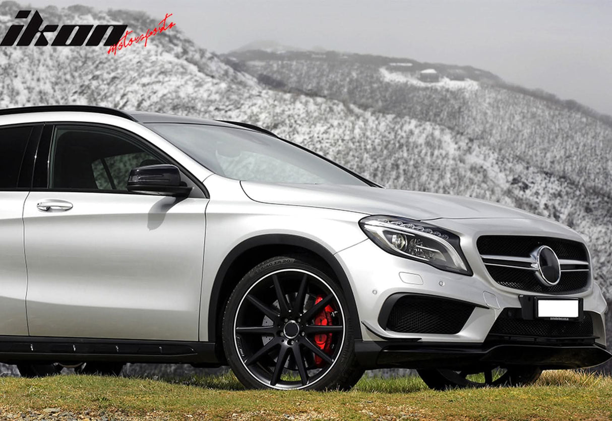 2014-2016 Benz W156 GLA-Class Painted #040 Black Front Vent Flaps ABS