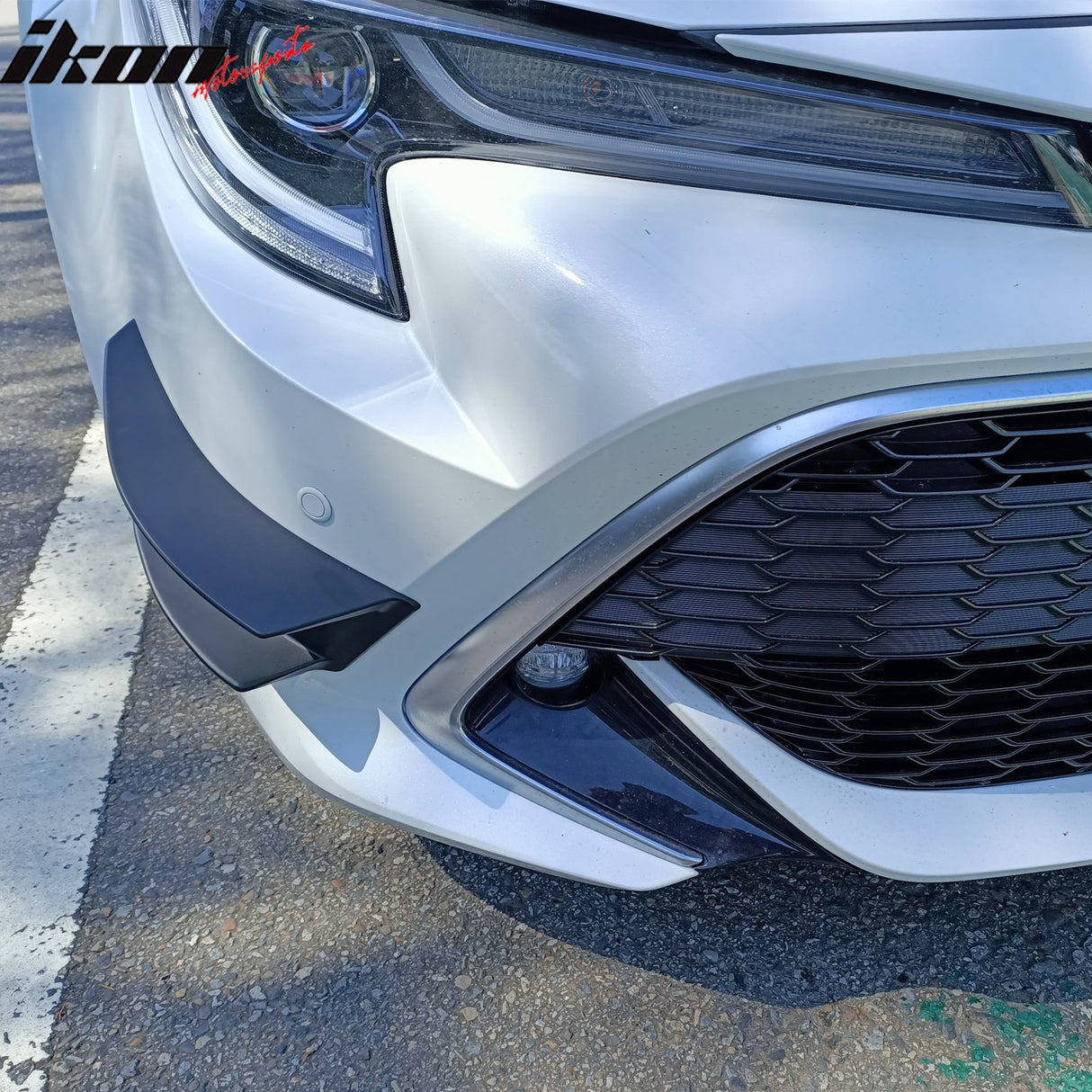 2019-2025 Toyota Corolla Hatchback D Style Painted #218 Front Canards
