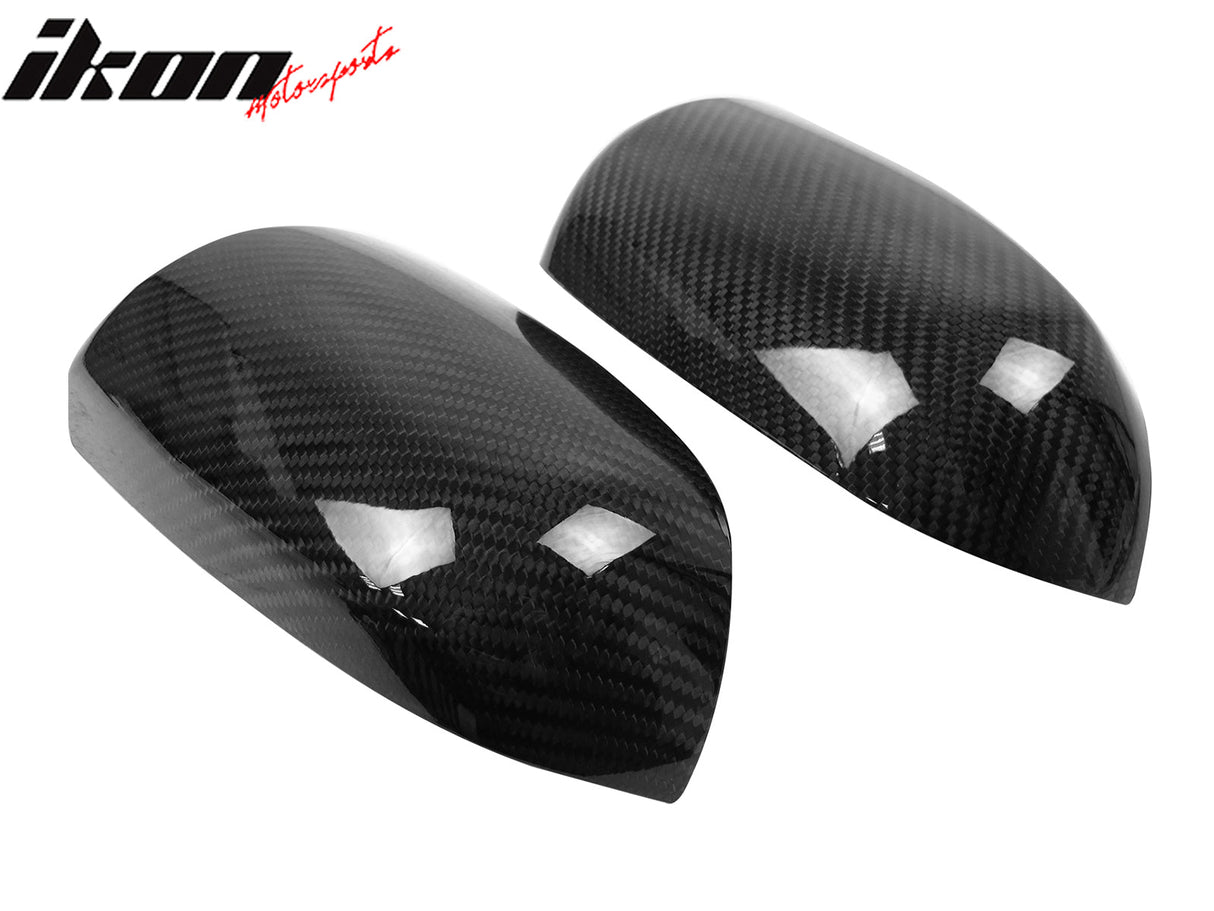 2005-2008 Audi A4 A6 Rear View Mirror Cover Carbon Fiber OEM Style 2PC