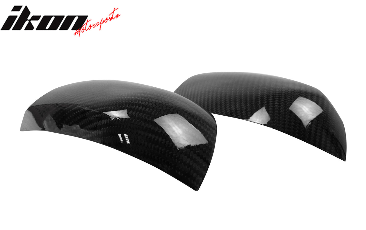 2005-2008 Audi A4 A6 Rear View Mirror Cover Carbon Fiber OEM Style 2PC