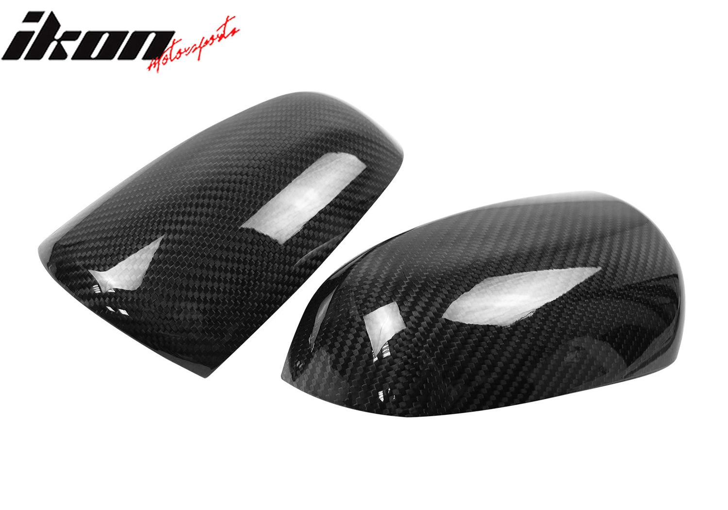 2005-2008 Audi A4 A6 Rear View Mirror Cover Carbon Fiber OEM Style 2PC