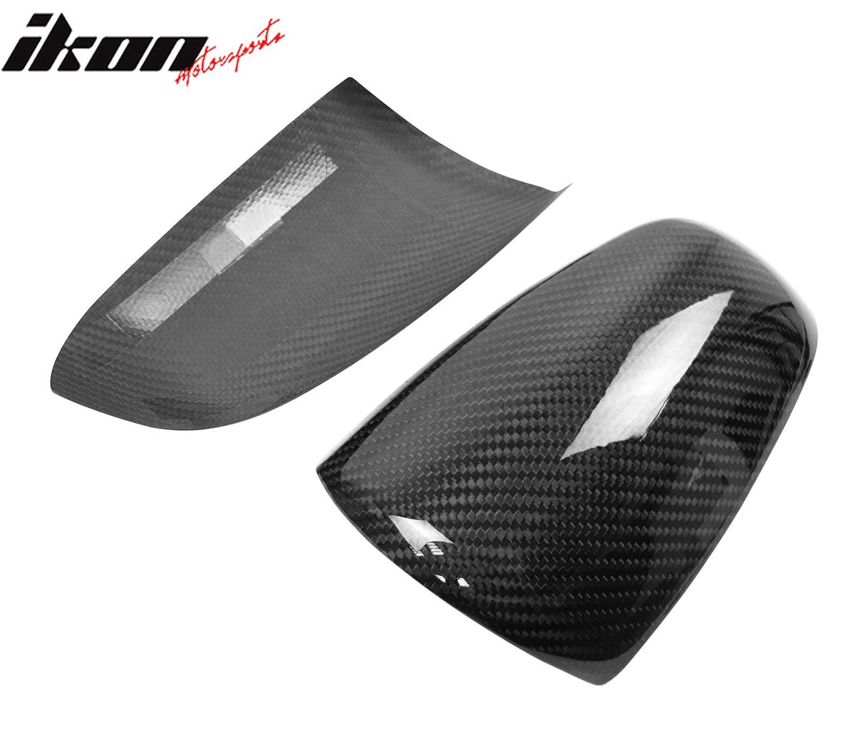 2005-2008 Audi A4 A6 Rear View Mirror Cover Carbon Fiber OEM Style 2PC