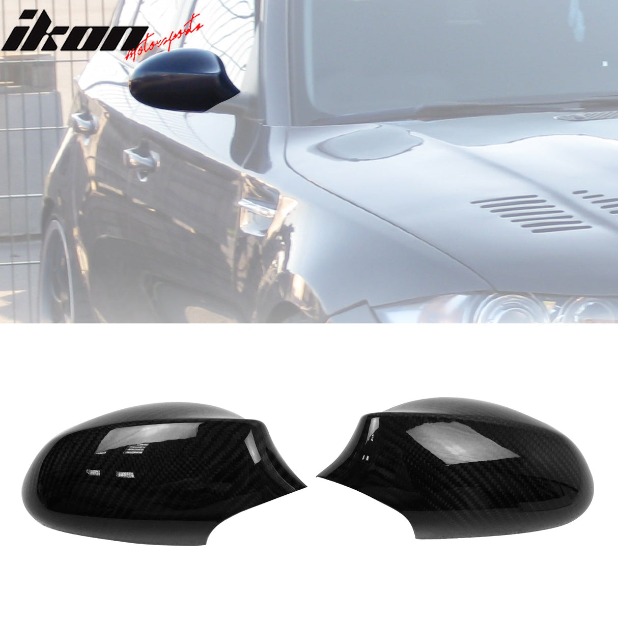 2008-2011 BMW E82 1-Series Carbon Fiber OE Style Rearview Mirror Cover