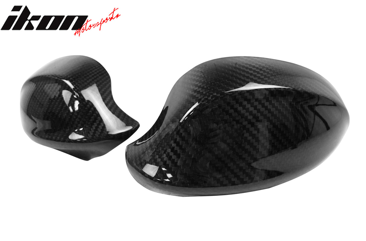 2006-2008 BMW E90 Mirror Covers Carbon Fiber OE Style Rear View Caps