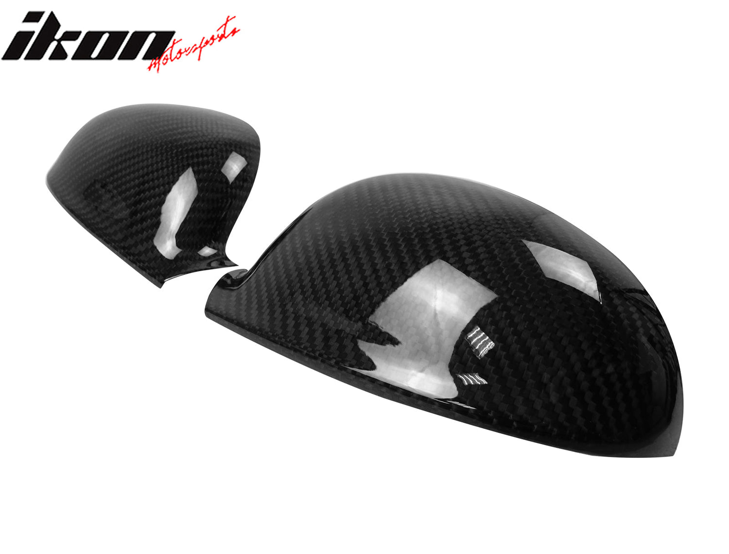 2005-2006 Volkswagen VW Golf MK5 Rear View Mirror Covers Carbon Fiber
