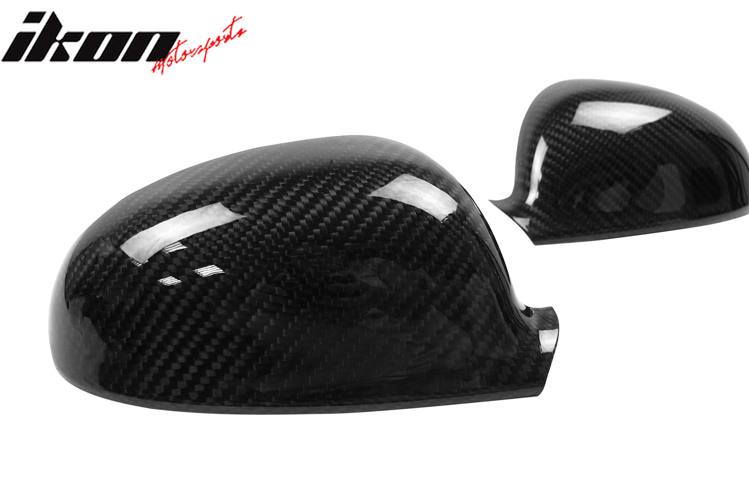 2005-2006 Volkswagen VW Golf MK5 Rear View Mirror Covers Carbon Fiber