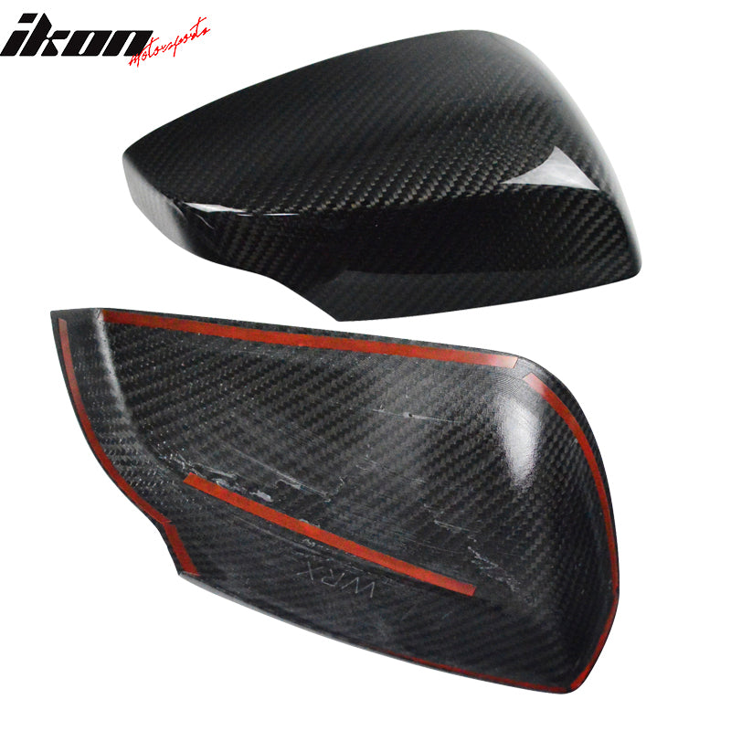 2015-2021 Subaru WRX STI Side Rear View Mirror Cover Carbon Fiber