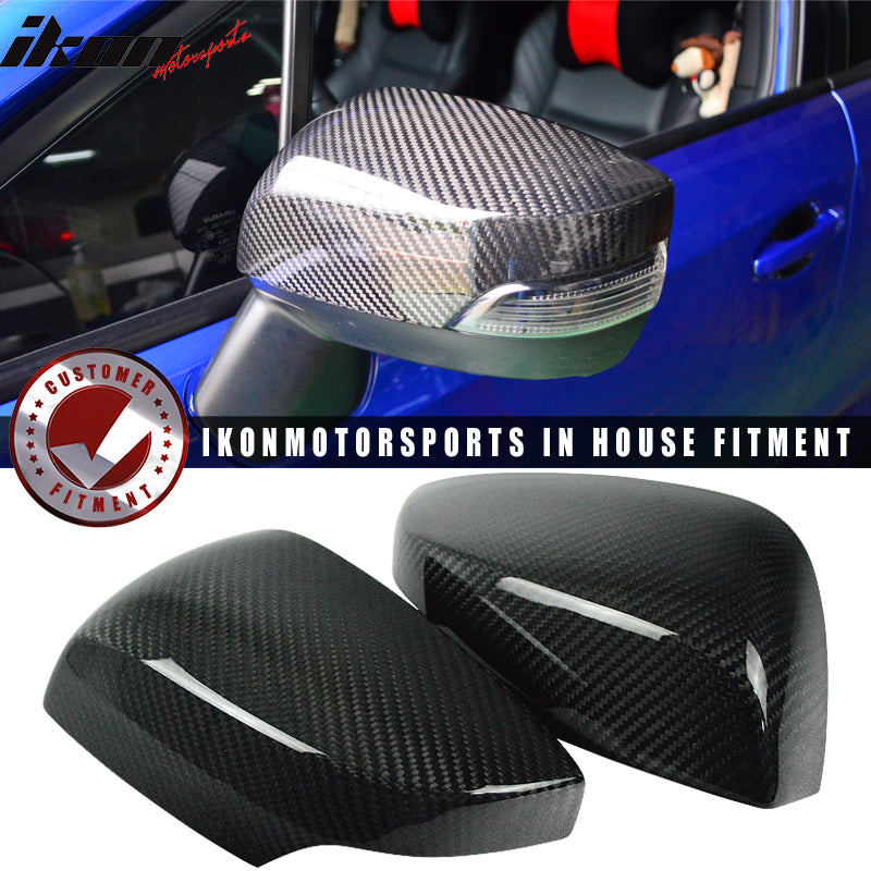 2015-2021 Subaru WRX STI Side Rear View Mirror Cover Carbon Fiber