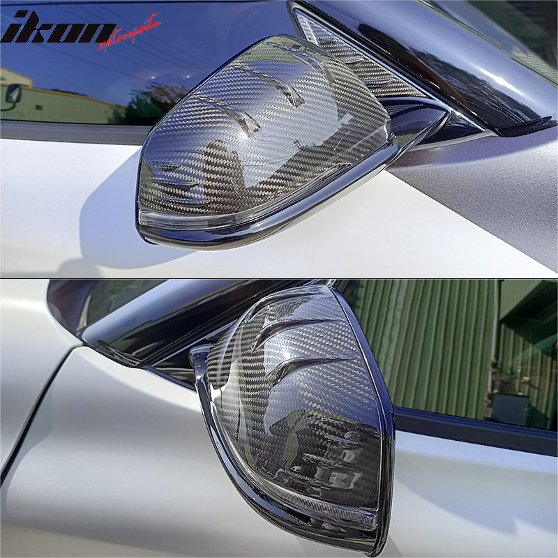 2019-2025 Toyota GR Supra J29 D Style Carbon Fiber Side Mirror Covers