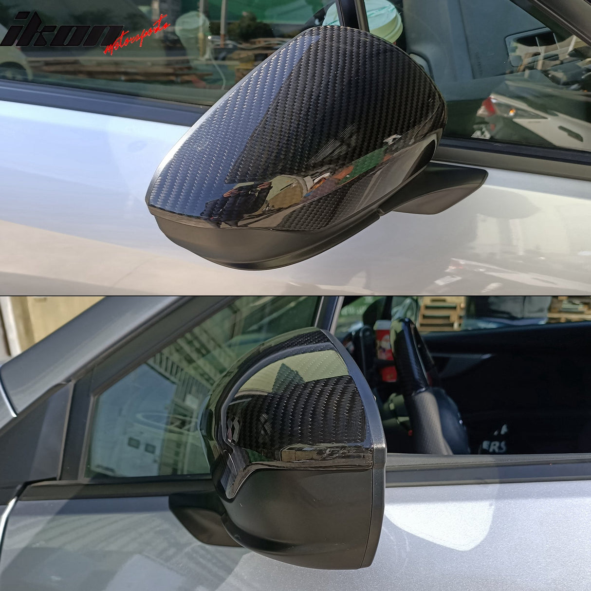 2022-2025 Subaru WRX Sedan 4-Door Mirror Covers Carbon Fiber 2PCS