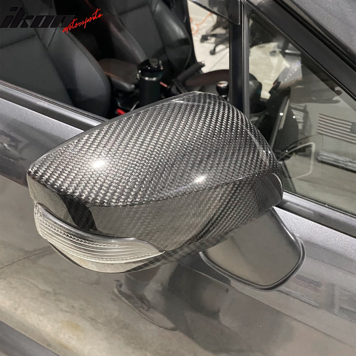 2015-2021 Subaru WRX & WRX STI Sedan 4-Door Mirror Covers Carbon Fiber