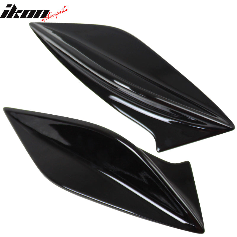 2015-2021 Subaru WRX STI Gloss Black Side Fin Shark Trunk Spoiler