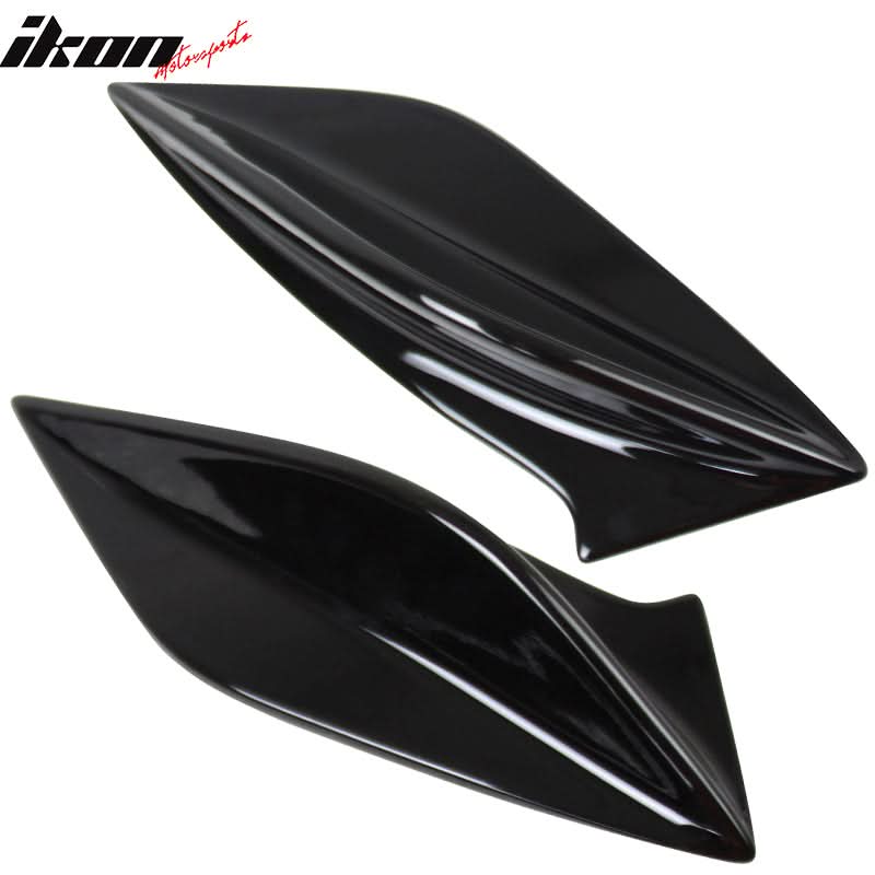 2015-2021 Subaru WRX&STI DTO Style Gloss Black Trunk Spoiler Side Fins
