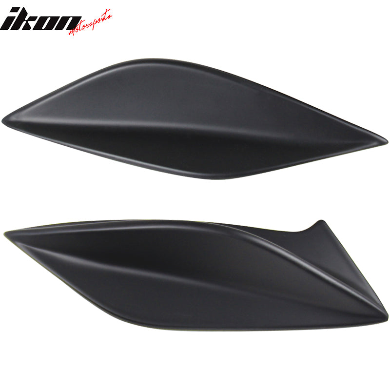 2015-2021 Subaru WRX&STI DTO Style Matte Black Trunk Spoiler Side Fins