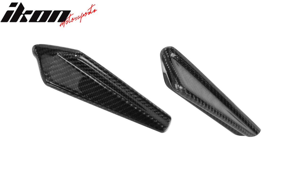 2015-2021 Subaru WRX STI Style Front Bumper Canards Carbon Fiber Vents