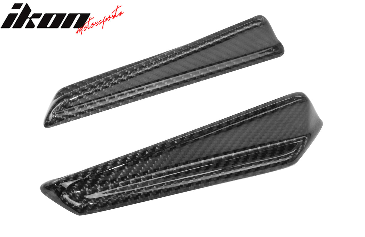 2015-2021 Subaru WRX STI Style Front Bumper Canards Carbon Fiber Vents