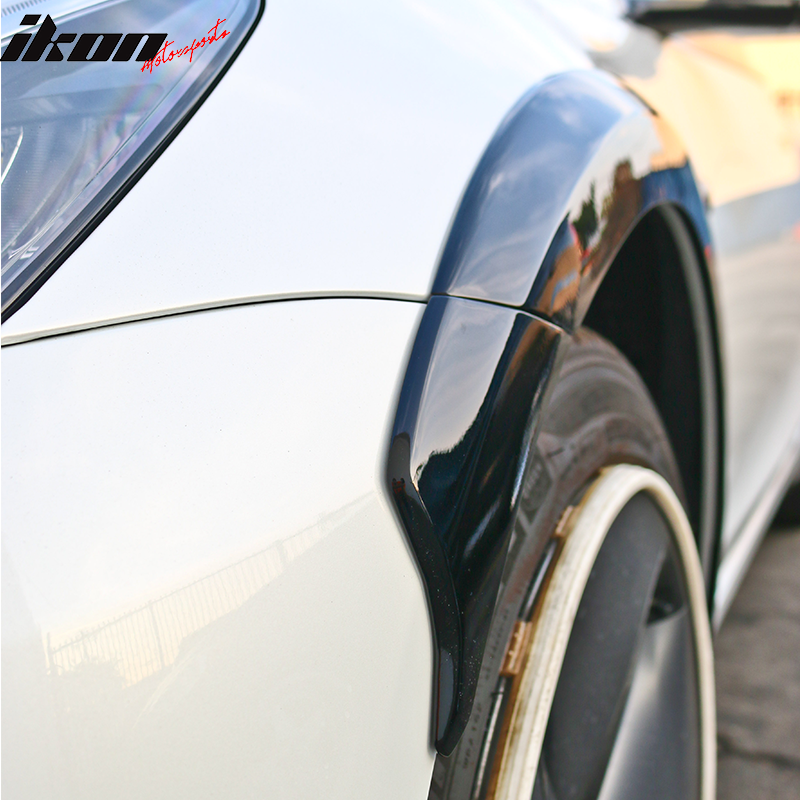 2017-2023 Tesla Model 3 Fender Flares Wheel Trim Matte Black 8PC FRP