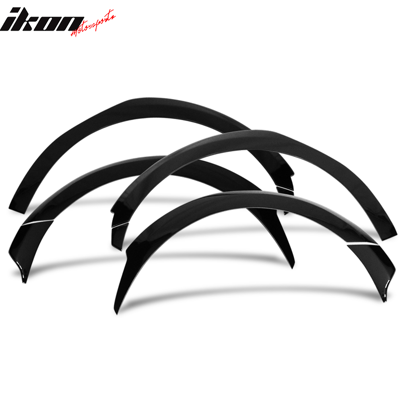 2017-2023 Tesla Model 3 Fender Flares Wheel Trim Gloss Black 8PC FRP