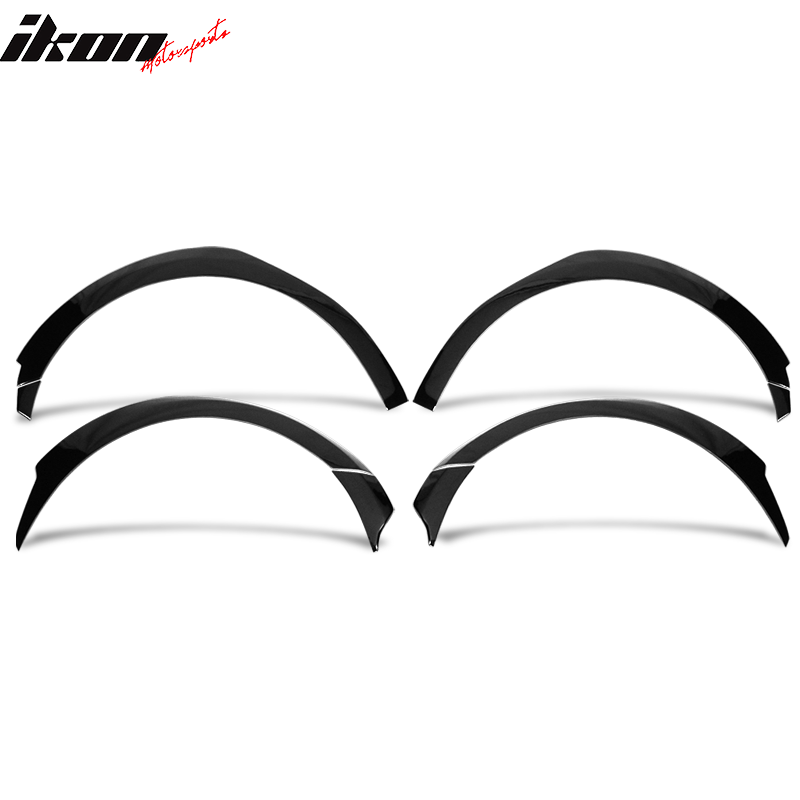 2017-2023 Tesla Model 3 Fender Flares Wheel Trim Gloss Black 8PC FRP