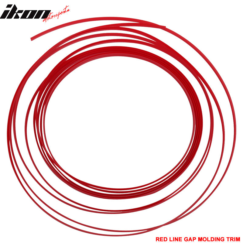 Gap Red Line Moulding Trim Edgeinterior Accessory Decor 5 Meters