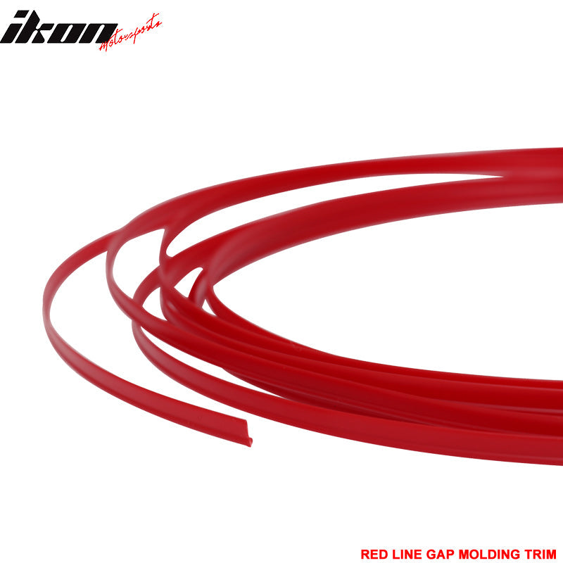 Gap Red Line Moulding Trim Edgeinterior Accessory Decor 5 Meters