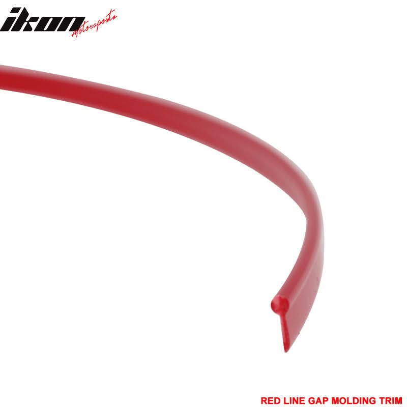 Gap Red Line Moulding Trim Edgeinterior Accessory Decor 5 Meters