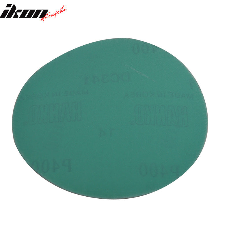 Wet Dry 5in No Hole Sand Paper Disc 400 Grit Repair Sandpaper 10PC