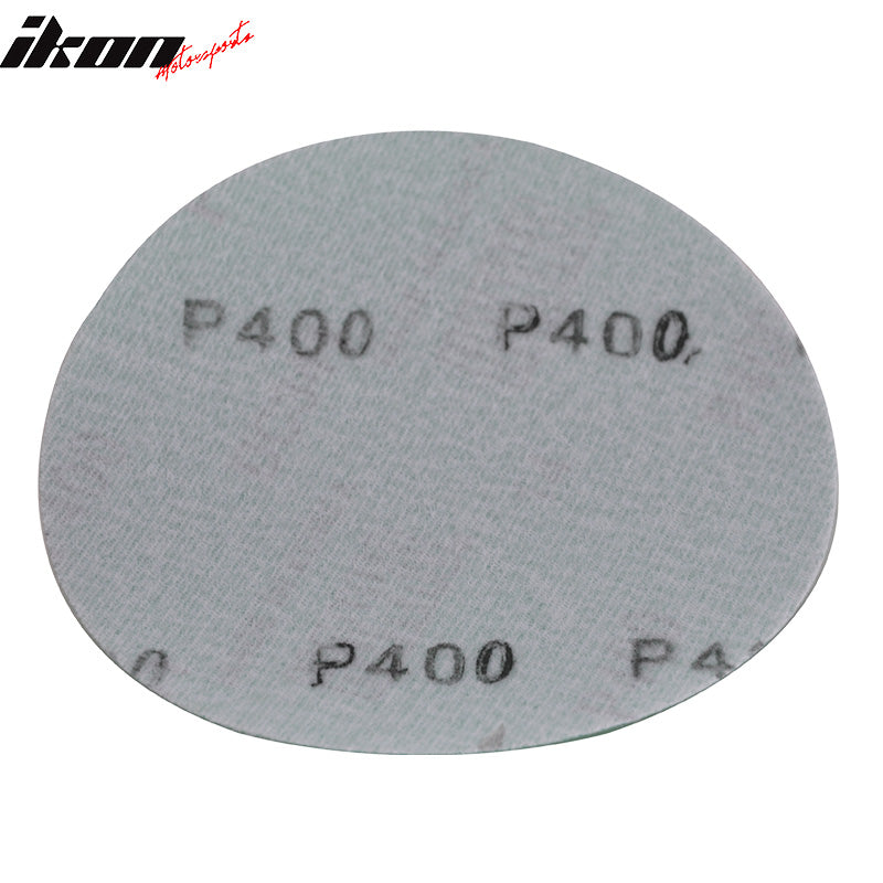 Wet Dry 5in No Hole Sand Paper Disc 400 Grit Repair Sandpaper 10PC