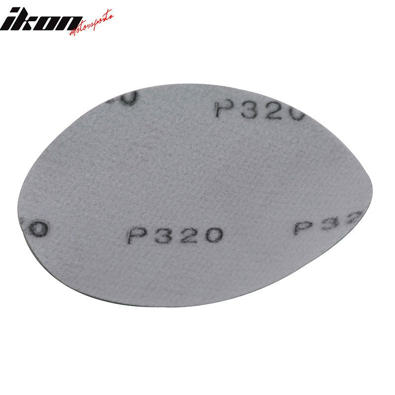 10PC Wet Dry 5in No Hole Sand Paper Disc 320 Grit Repair Sandpaper
