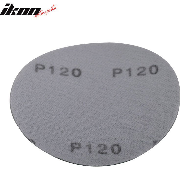 10PCS Wet Dry 5in No Hole Sand Paper Disc 120 Grit Repair Sandpaper